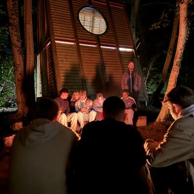 Aften ved Sciencehytterne