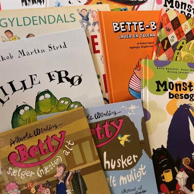 10 bøger som bruges til SPELL forløbet