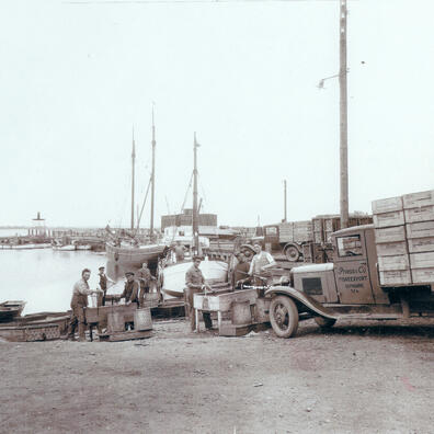 I Glyngøre er fjorden, fiskeriet og fiskeindustrien en stor del af egnsidentiteten.