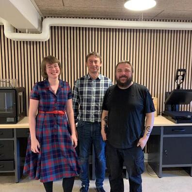 makerspace teamet står klar til at tage i mod gæster