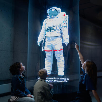 Fra udstillingen Rummet T/R, i Planetarium