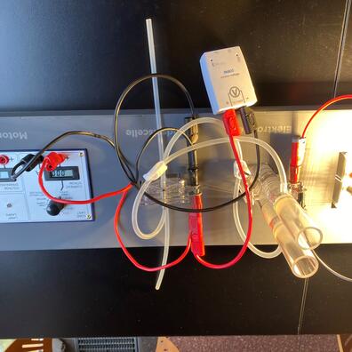 Billede af forsøgsopstillingen.